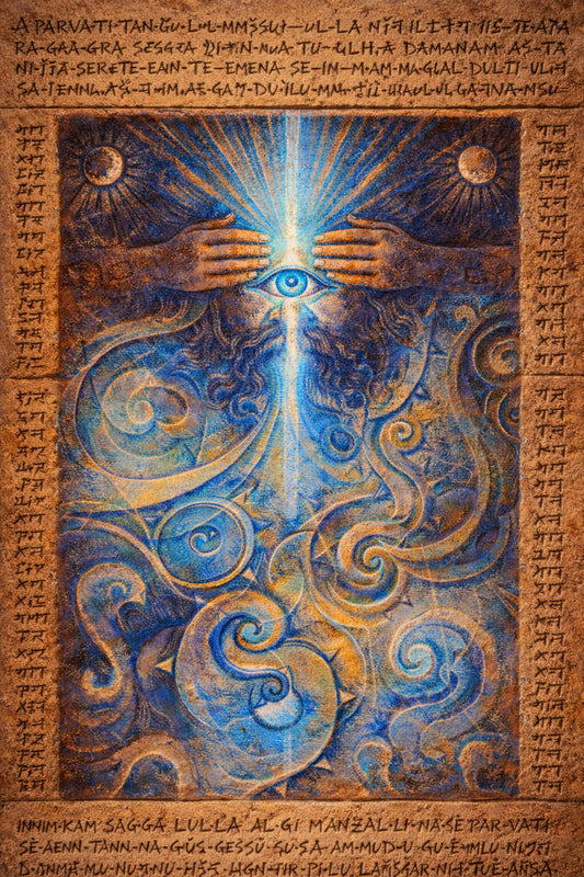 Third Eye of Shiva — Aluminum Print