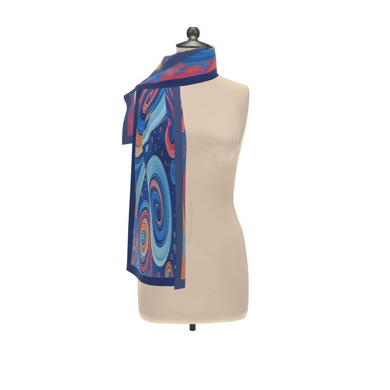 Tide — Silk Satin Scarf