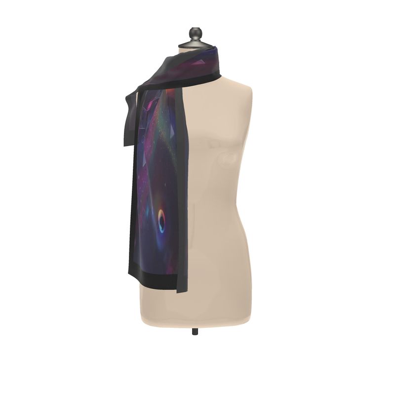 Plasma — Silk Satin Scarf