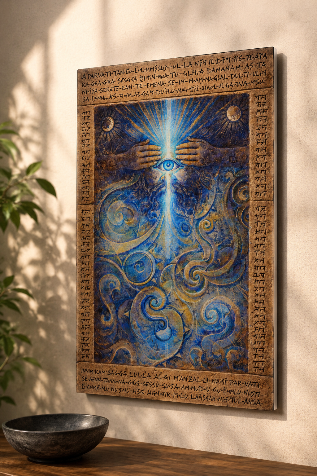 Third Eye of Shiva — Aluminum Print