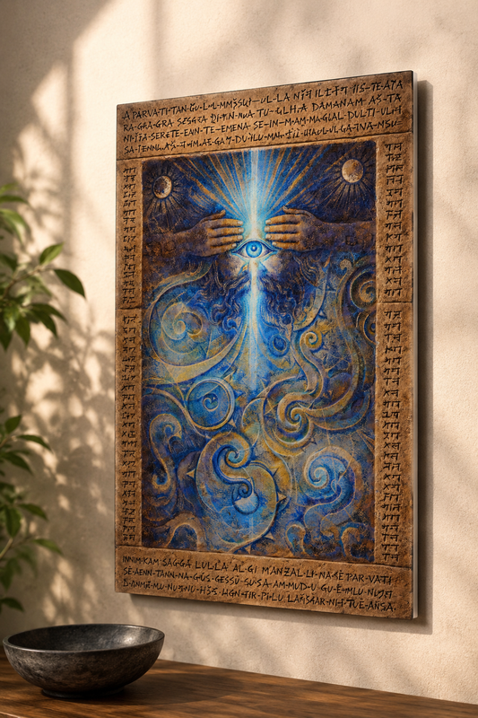 Third Eye of Shiva — Aluminum Print
